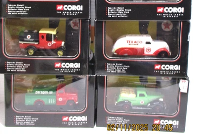 TEXACO VEHICLES , BY CORGI SHOWCASE DISPLAY SERIES #1, 4 CAR SET,LOT #2 NEW - Image 1 of 4