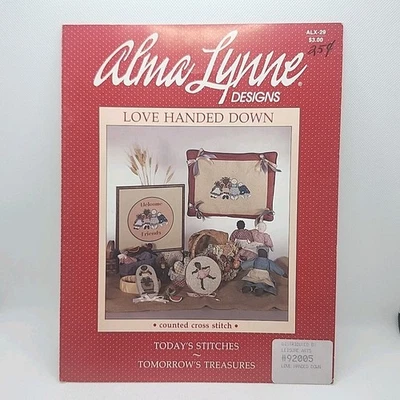 Alma Lynne Love handed Down counted Cross Stitch Pattern Chart Dancing Girl doll - Image 1 of 4
