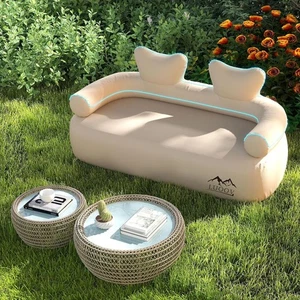 Inflatable Sofa Multifunctional Air Couch with Built-In Pump Portable Luxury Aut - Picture 1 of 12