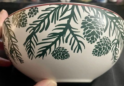 Conos de pino Bee & Willow Vail ramas vacaciones de invierno 6,75 diámetro Foto 1 de 4