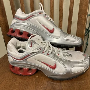 Nike WMNS Impax Run II Talla Grande 8.5 Blanco/Plateado/Rojo De Colección Usado en Excelente Condición Raro Difícil de Encontrar - Imagen 1 de 9