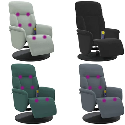 Massagesessel Gartensessel Balkonsessel Sessel  Gartensofa Sofa mit Fußteil Samt - Bild 1 von 4