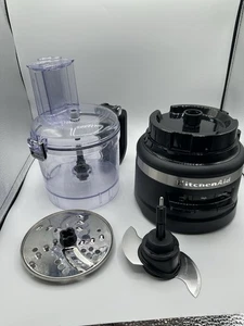 Kitchen Aid Food Processor 7 cups KFP078BM complete with manual & all components - Picture 1 of 11