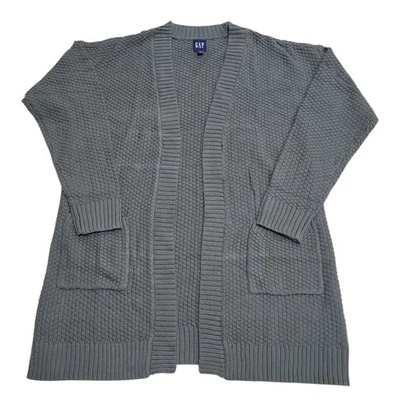 Cárdigan texturizado GAP para mujer manga larga suave acogedor calce relajado Foto 1 de 3