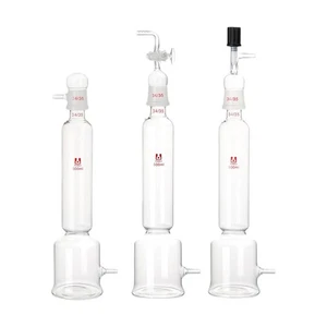 Thick Glass Buffer Bottle Set: 250-2000ml Laboratory Glassware for Gas Drying au - Picture 1 of 11
