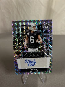 2025 Panini Mosaic SCRIPTS AUTO AJ Cole Raiders #SCR-AJC Punter - Picture 1 of 10