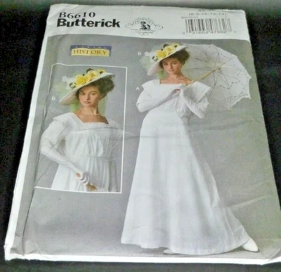 Victorian Titanic Edwardian Gibson Girl Bridal Costume Sewing Pattern 6-14 LARP - Image 1 of 3