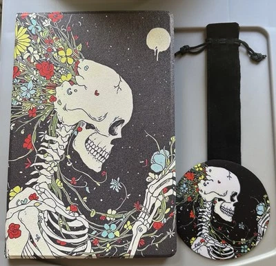 Samsung Galaxy Tablet Case Skelton with Roses / Flowers w/Pen Bag & Coaster - Image 1 of 4