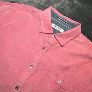 Camisa Tommy Bahama Coastline Cord Para Hombre XL Rosa Lavado Manga Larga Abotonada Usada en Excelente Condición - Imagen 1 de 10