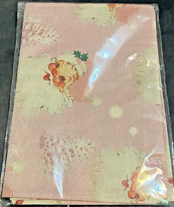 Runner da Tavolo Babbo Natale Rosa Nuovo con etichette Decorazione 13" x 72" Natale Shabby Chic Kitschy - Foto 1 di 8