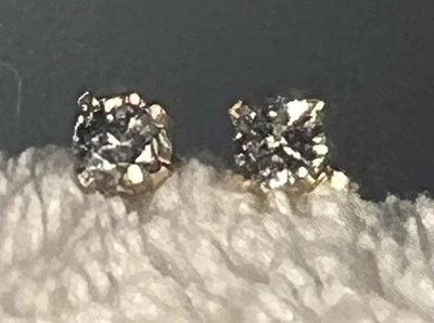 Aretes de diamantes de plata intensa de lujo ENVÍO GRATUITO  Foto 1 de 4