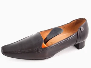 Tod's Low Heel Pumps Brown Leather Womens Size US 5 EU 35 - Picture 1 of 8