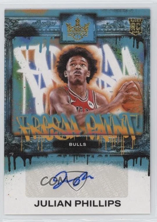 2023 Panini Court Kings Fresh Paint /125 Julian Phillips #FP-JPC Rookie Auto RC - Image 1 of 2
