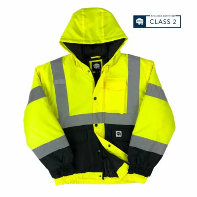 Зимняя куртка-бомбер Buffalo Outdoors® Workwear Class 2 Hi Vis - Изображение 1 из 4
