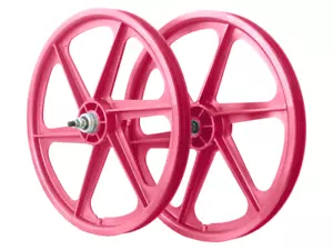 SKYWAY Tuff 6 Spoke S/B Wheel Sets Pink - Picture 1 of 3