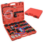 28Pcs Radiator Coolant Pressure Tester Kit Cooling System Test Detector Tool Set