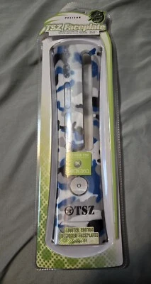 Xbox 360 Pelican TSZ Designer Faceplate Blue Camo Limited Edition Series 01 New  - Image 1 of 4