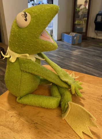 Vintage Plush Kermit the Frog #850 Jim Henson Muppet Doll Fisher Price Toy 1976 Cover