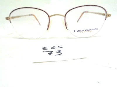 Новый HUSH DOGS очки HP112 LA половина ободка фиолетовый коричневый (ESS-73) - Изображение 1 из 4