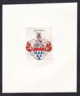 Lovan Stemma Cappotto Of Arms Blason Araldica Heraldry Incisione 17. Jh