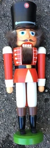 Nußknacker Soldat aus Holz, Erzgebirge, DDR, Marke expertic - Bild 1 von 5