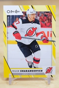 2023-24 O-Pee-Chee OPC Yellow Border #120 Yegor Sharangovich - New Jersey Devils - Picture 1 of 2
