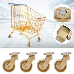 Ruote universali per mobili in ottone 4 pezzi tavolo sedia scrivania divano pianoforte ruote rulli - Foto 1 di 12