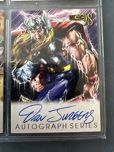 1998 Marvel Creators Collection MCC 98 Dan Jurgens-Thor Autogrammkarte signiert - Bild 1 von 2