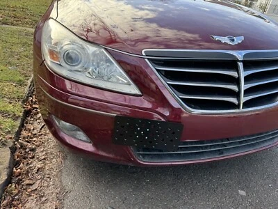 Parachoques delantero gancho de remolque montaje de matrícula para Hyundai Genesis sedán 2009-2011 Foto 1 de 4