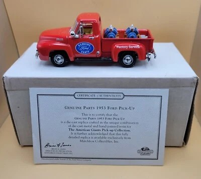 Matchbox Collectibles "Genuine Parts 1953 Ford Pick-Up" Factory Service 1:43 🛻 - Image 1 of 4