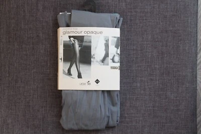 C&A Yessica glamour opaque Strumpfhosen Gr. M Grau 50 den glänzend formend Neu - Bild 1 von 2