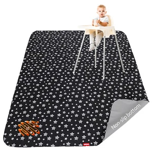 Baby Splat Mat High Chair Mat Anti Slip for Kids Waterproof Splash Mat 54''x72'' - Picture 1 of 7