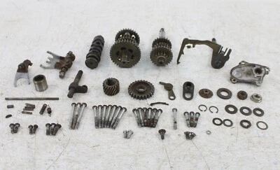 Yamaha DT 100 1978 transmisión engranajes eje de cambio horquillas de tambor varilla de embrague Foto 1 de 4