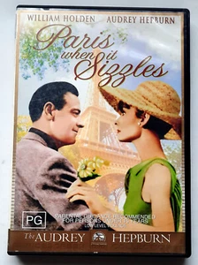 Paris When It Sizzles (DVD, 1964) Audrey Hepburn William Holden PAL Region 4 VGC - Picture 1 of 4