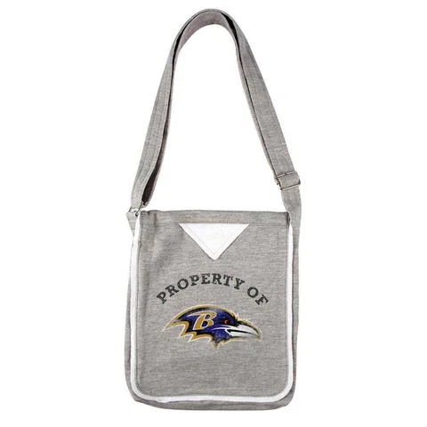 Baltimore Ravens NFL Hoodie Crossbody Purse Handbag Team Logo Cover