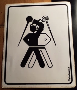 Mensur - Esgrima - Pegatina para suelo de timbre o timbre / Studentika - Imagen 1 de 1