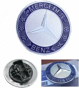 Front Motorhaube montiert Stern Logo Badge Emblem Ornament für Mercedes-Benz C E S AMG - Bild 1 von 4