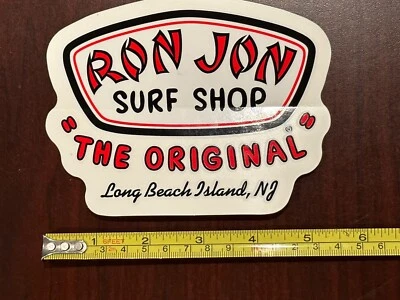 RON JON Surf Shop Sticker Decal – The Original - Long Beach Island NJ – New LBI