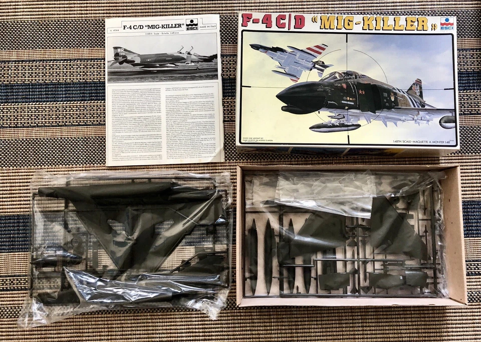 1:48 ESCI F-4 C/D ‘MIG-Killer’ (no decal) - Photo 1/1