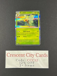 Beedrill 015/165 Inglese 151 Rara Carta Pokemon Holo - Foto 1 di 1
