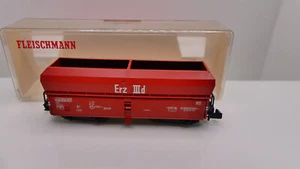 Y4187) N Spur 1:160 Güterwagen Fleischmann Selbstentladewagen Erz IIId (2) DB - Picture 1 of 4