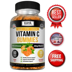 Immune Support Gummies, Zinc, Vitamin C & Echinacea, Great Flavored Gummy - Picture 1 of 16