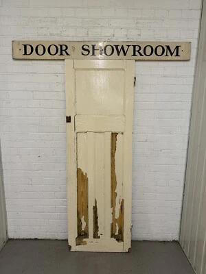 Porta interna eduardiana vintage recuperada 4 painéis 1815 ou 1818 x 615 ou 612 mm - Imagem 1 de 4