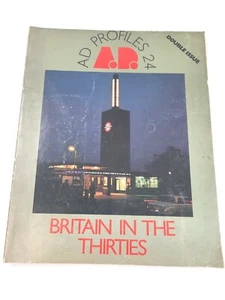 Vtg Architectural Design Britain In The 30s Book Ex Lib - Foto 1 di 8