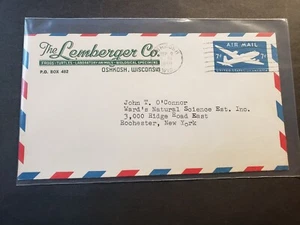 FROGS & TURTLES 1959 Postal History Cover LEMBERGER Co, OSHKOSH, WISCONSIN - Picture 1 of 2