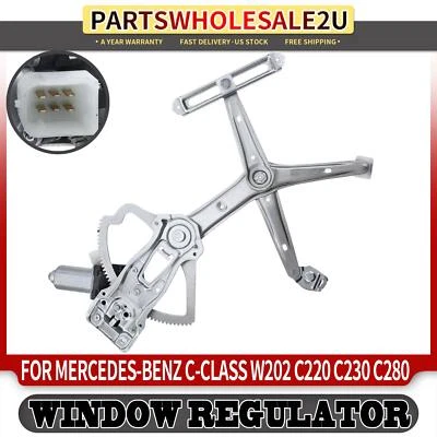 前左动力窗调节器带电机适用于梅赛德斯-奔驰 C220 C280 1994 - 2000 — 第 1/4 张图片