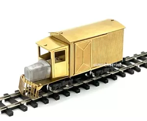 HOn30/HOe/HOn2-1/2 Aru Narrow Gauge Box Rail Truck Baby Goose RTR Brass Model - Picture 1 of 23