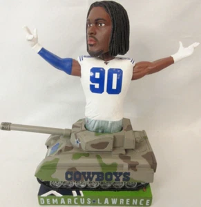 Demarcus Lawrence Tank Bobblehead Dallas Cowboys FOCO Legends of The Field BELLO - Foto 1 di 9