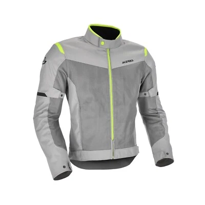 GIACCA MOTO VENTILATA ESTIVA STRADALE ACERBIS RAMSEY VENTED 2.0 CE Grigio/Giallo