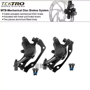Tektro MD-M280 MTB Mechanical Disc Brakes Clipers 160mm Rotor BR-TX805/M375 - Picture 1 of 9